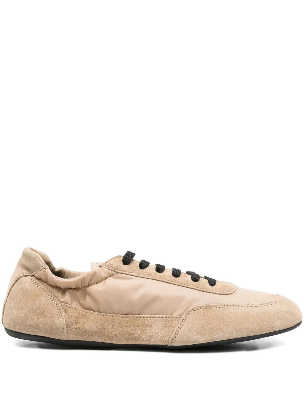 COLLAPSE RE-NYLON AND SUEDE SNEAKERS