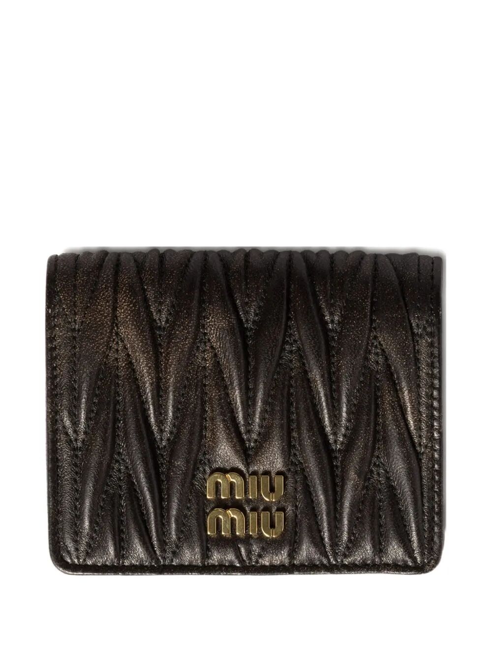 VINTAGE TREATMENT MATELASSÉ NAPPA LEATHER SMALL WALLET