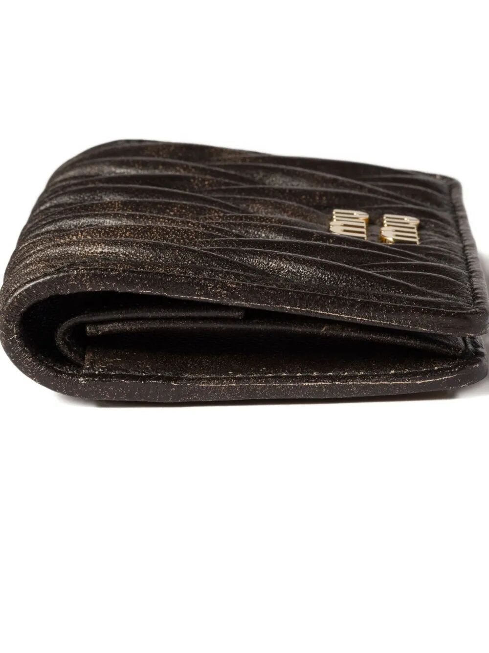 VINTAGE TREATMENT MATELASSÉ NAPPA LEATHER SMALL WALLET