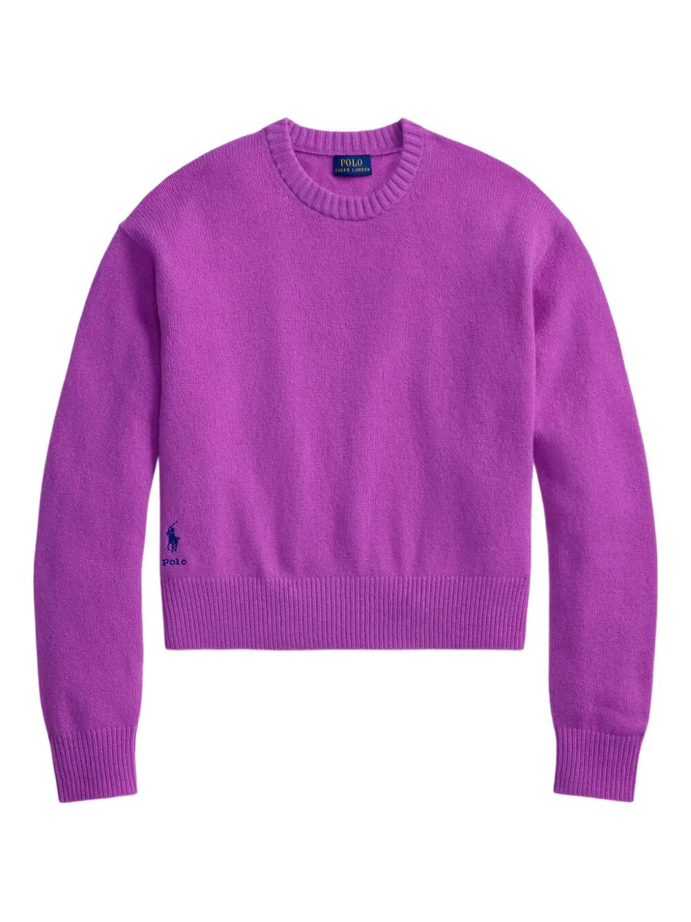 DROPPED SHOULDER WOOL SWEATER