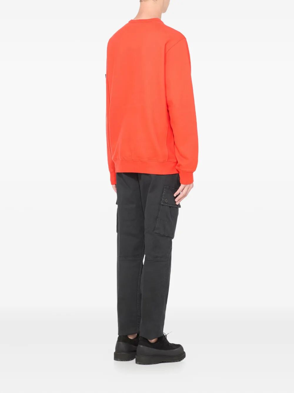 COTTON FLEECE CREW NECK SWEATSHIRT