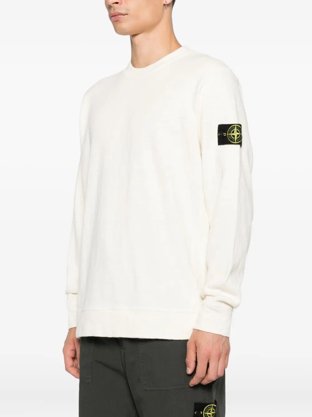 COTTON CREW-NECK SWEATER