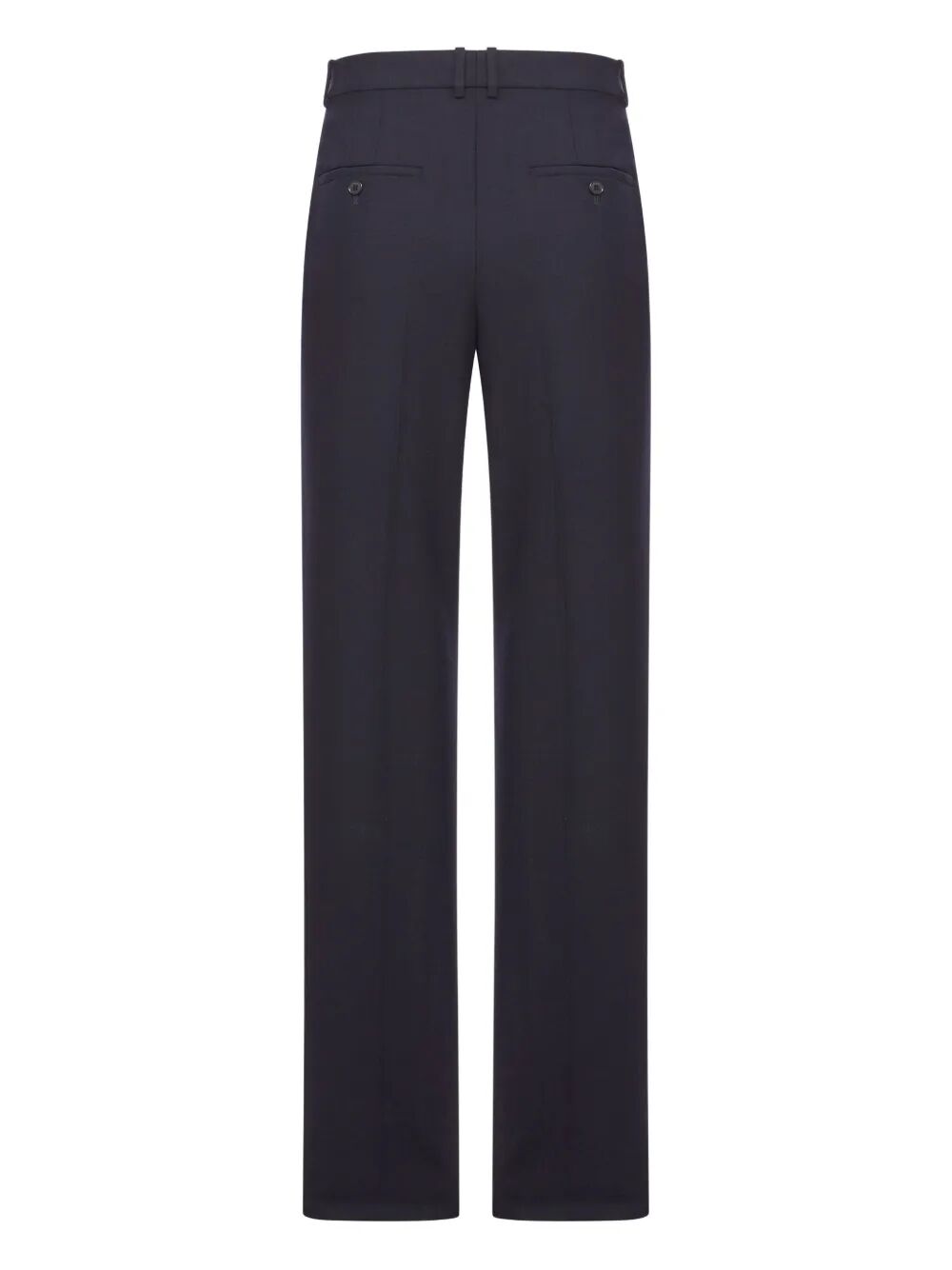 HIGH-WAISTED TAILORED PANTS IN WOOL CHINÉ