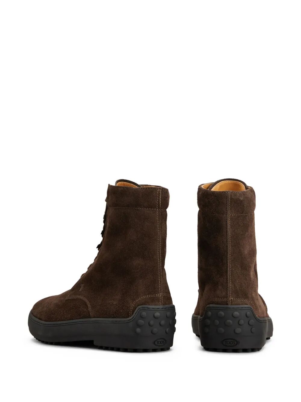 SUEDE GOMMINO COMBAT BOOTS
