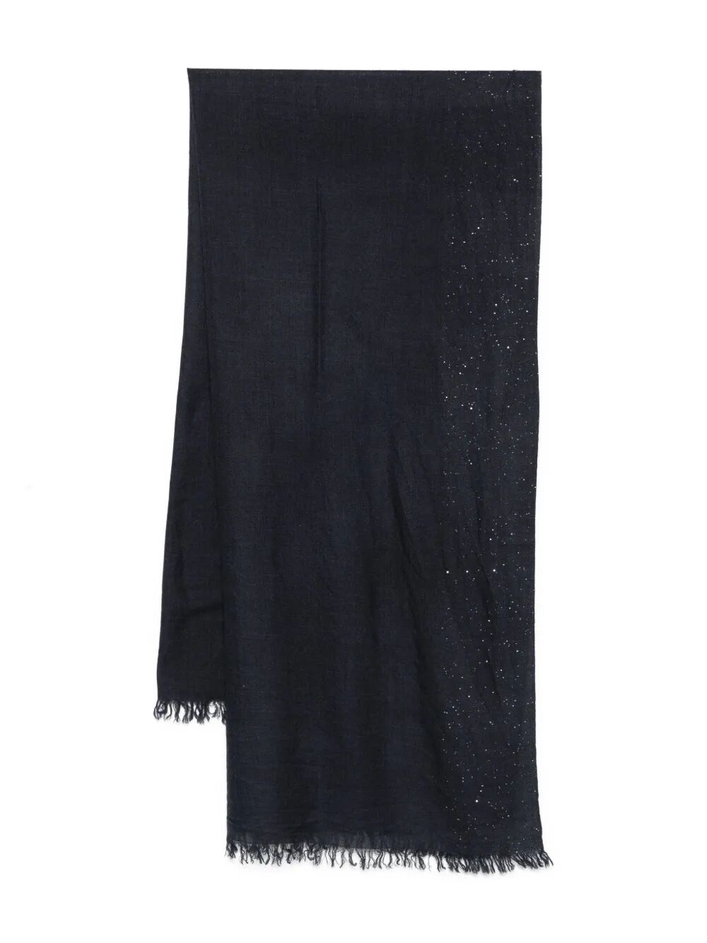 KUNDY SEQUIN-EMBELLISHED WOOL SCARF