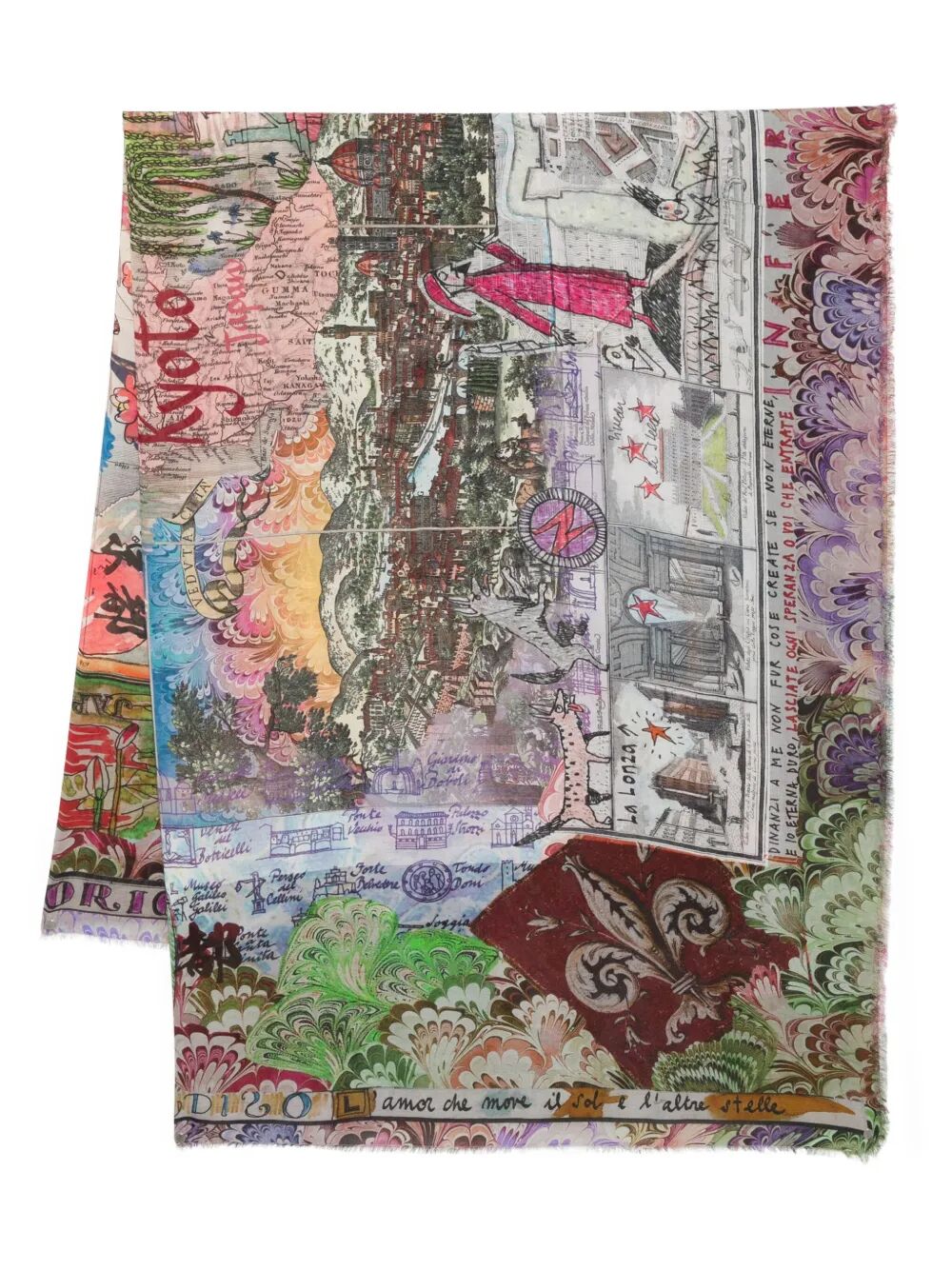 COMEDY PRINTED SCARF