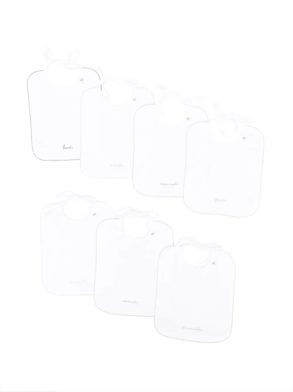SET OF BIBS DAYS OF THE WEEK