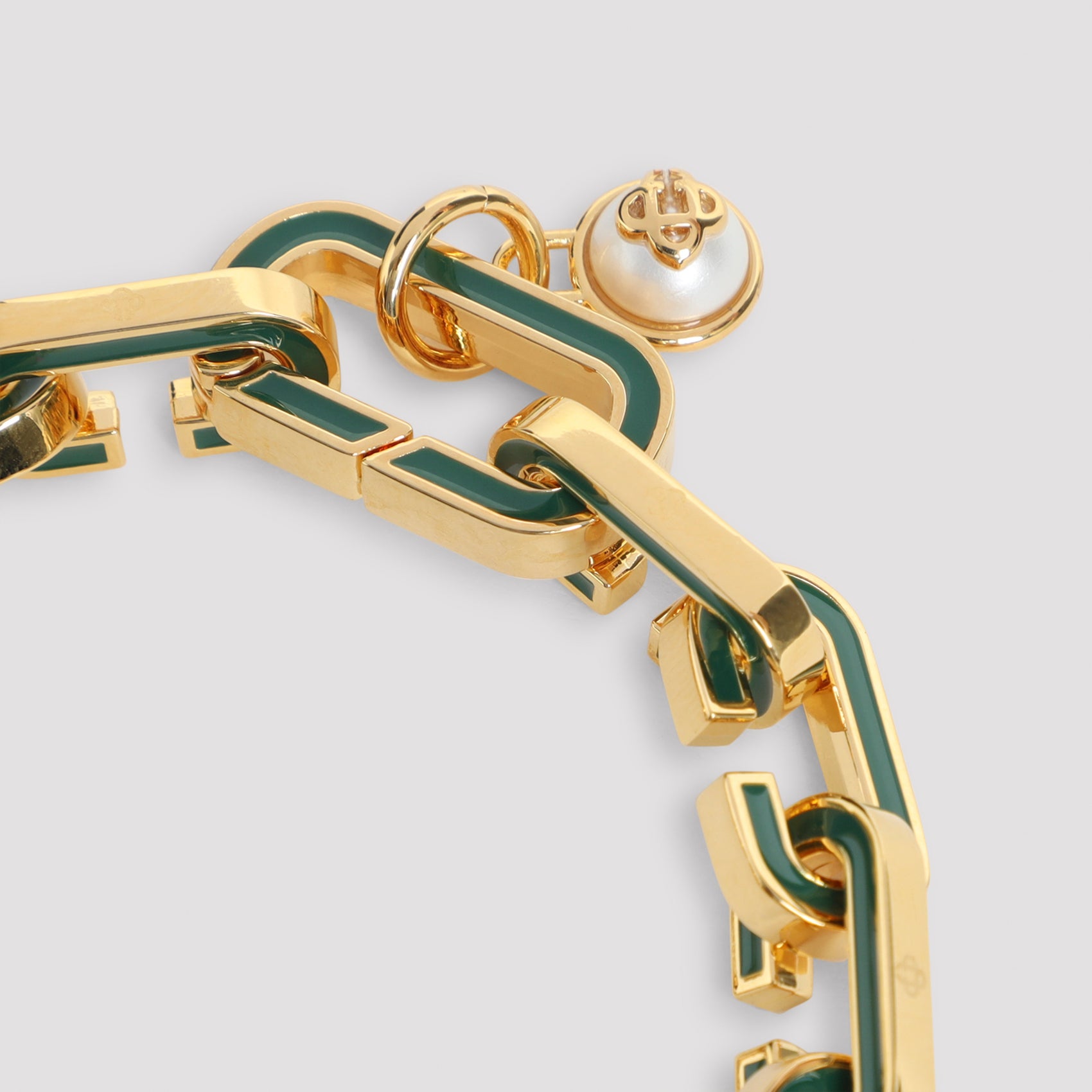Enamel C Link Bracelet