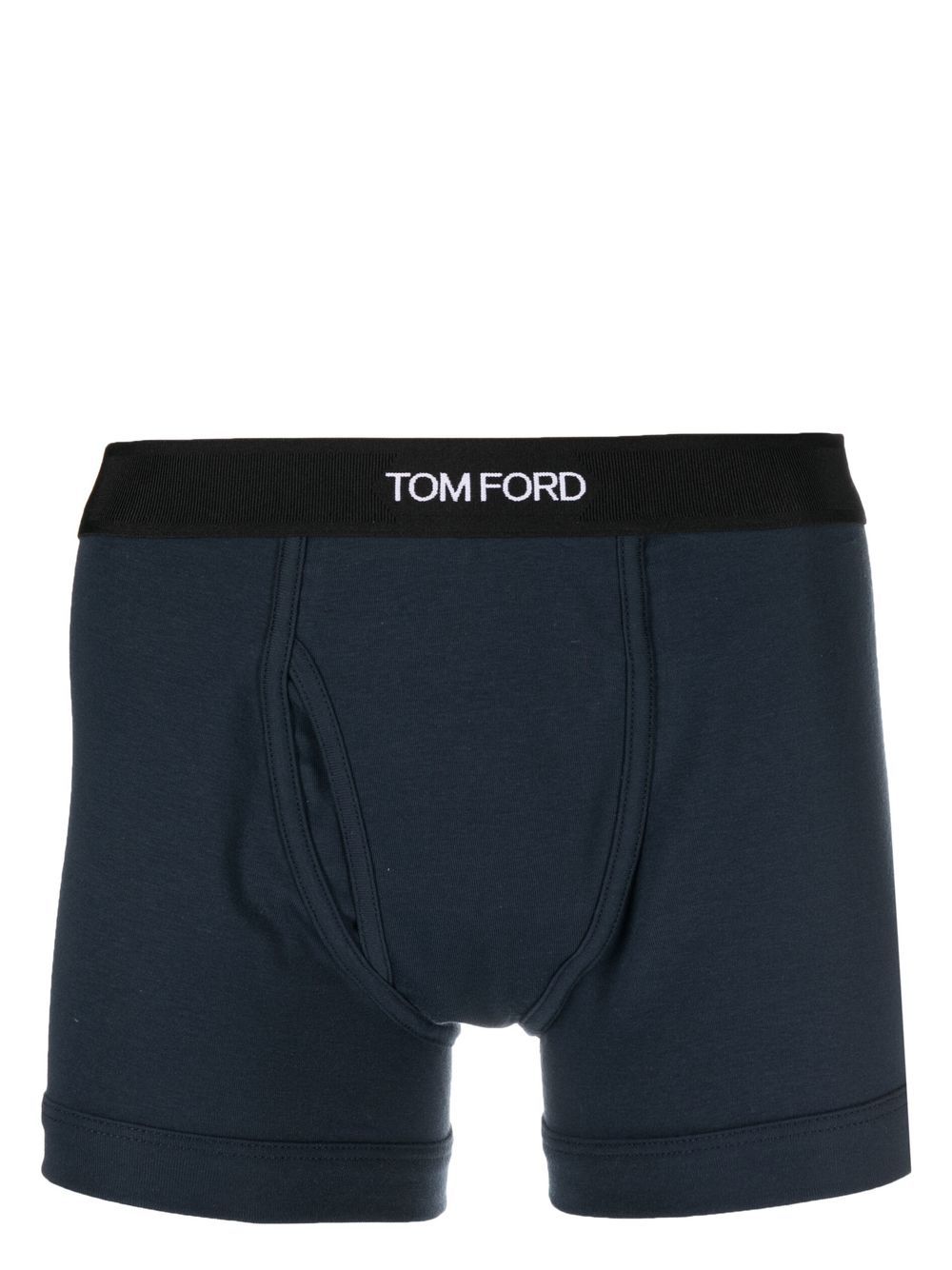 LOGO-WAISTBAND COTTON BOXER BRIEFS