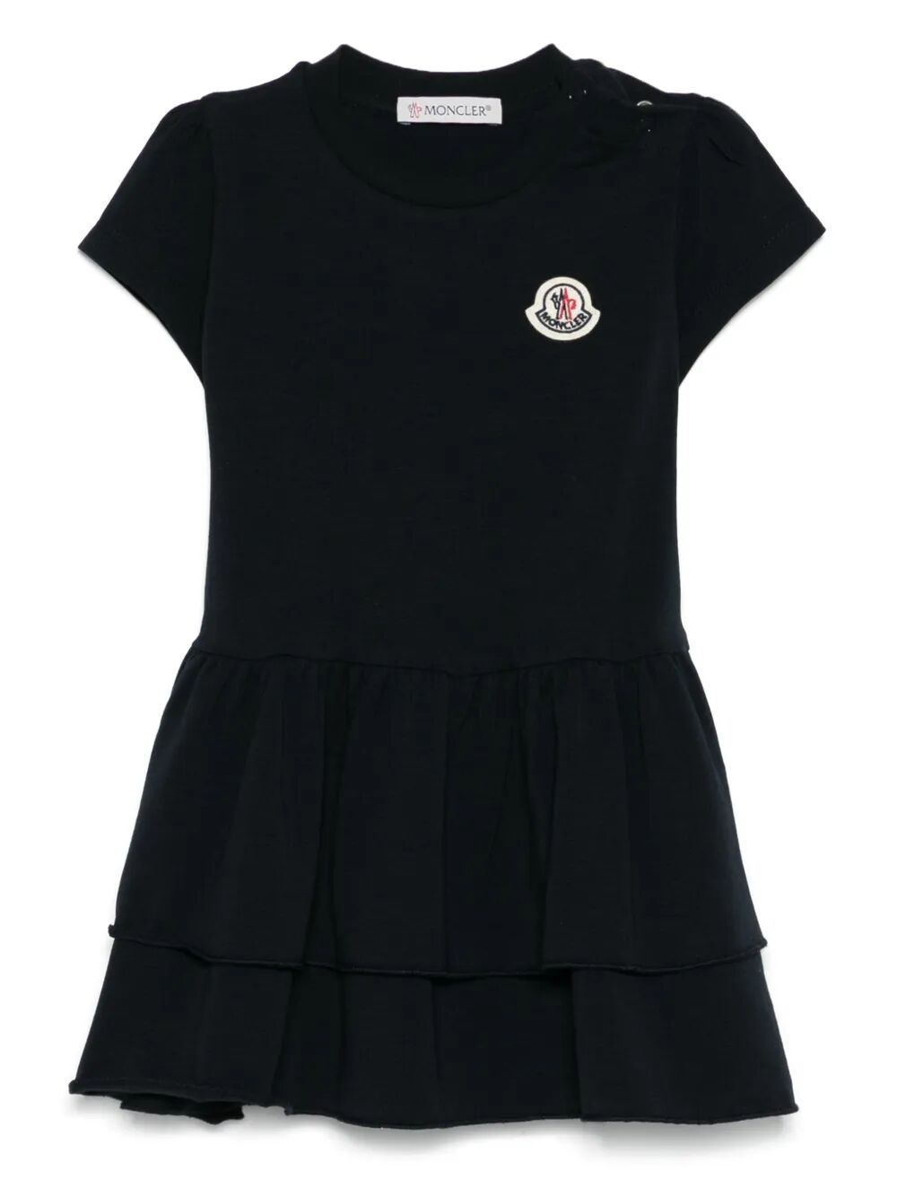 RUFFLED SKIRT COTTON DRESS