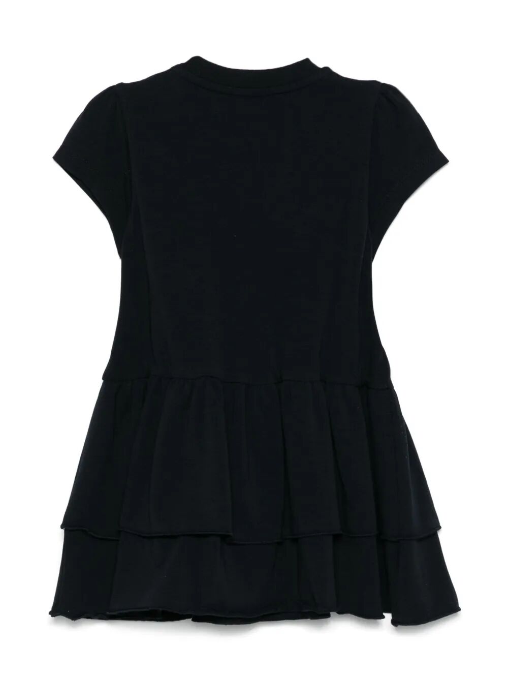 RUFFLED SKIRT COTTON DRESS