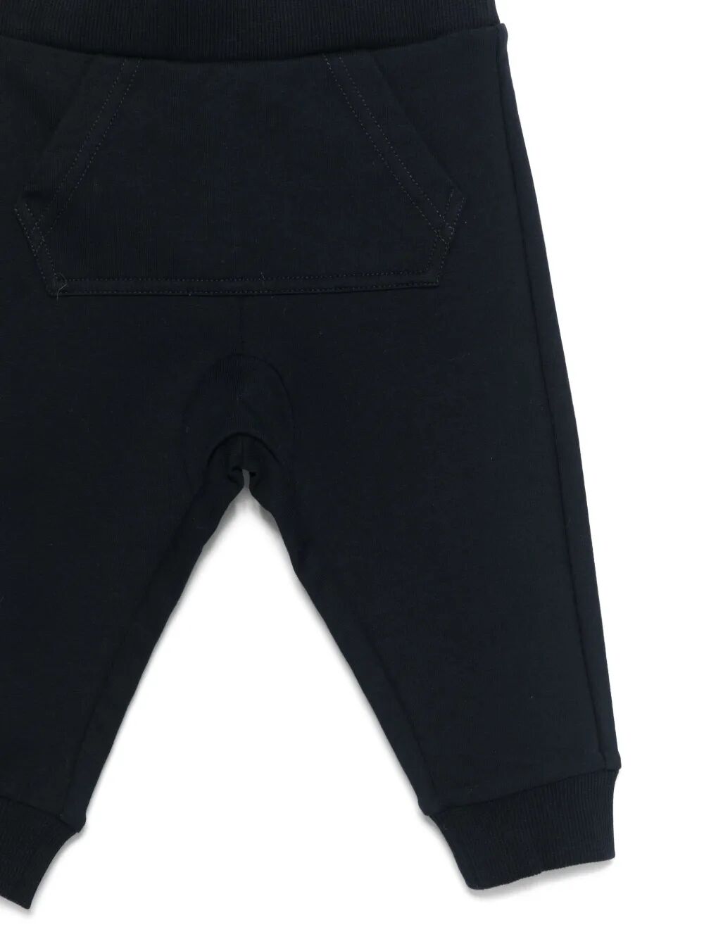 TRICOLOR-TRIMMED COTTON TRACKSUIT SET