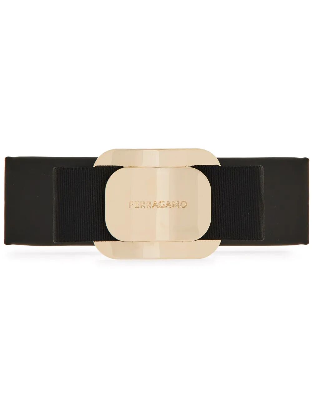 VARA BOW LEATHER HAIR CLIP
