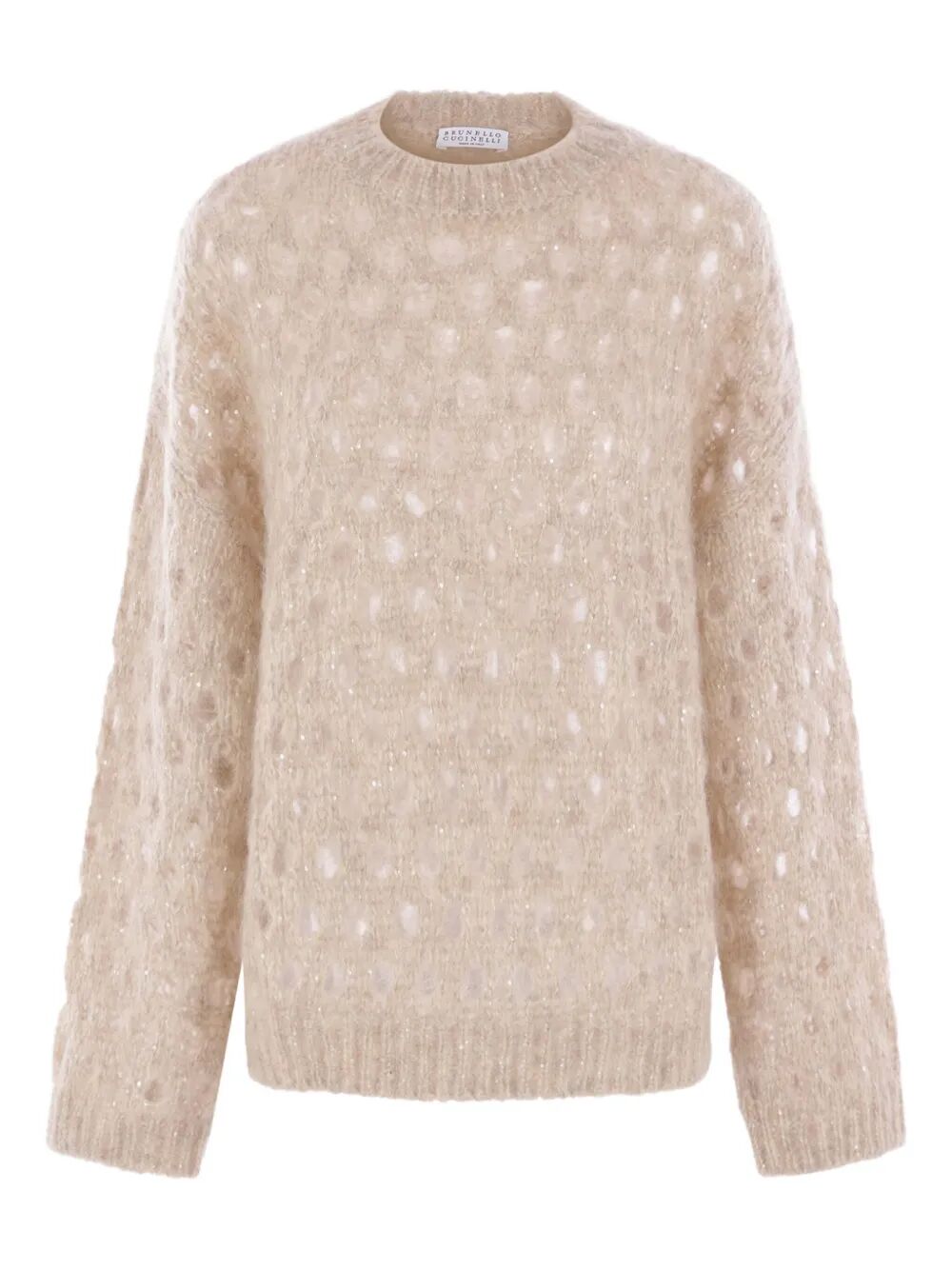 SEQUIN-EMBELLISHED KNITTED JUMPER