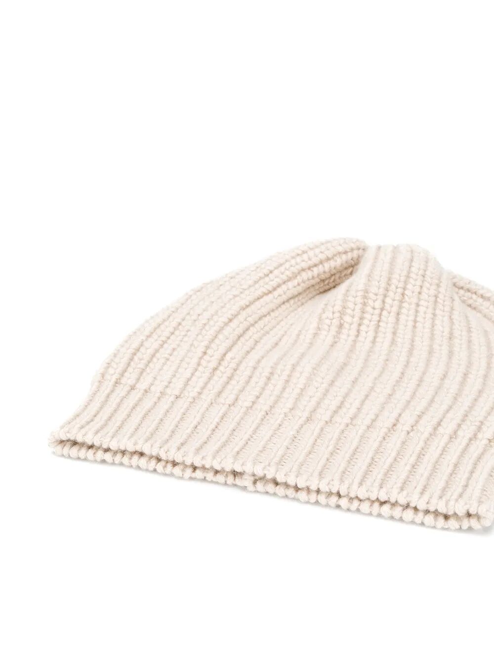CASHMERE AND SILK DIAMOND YARN KNIT BEANIE