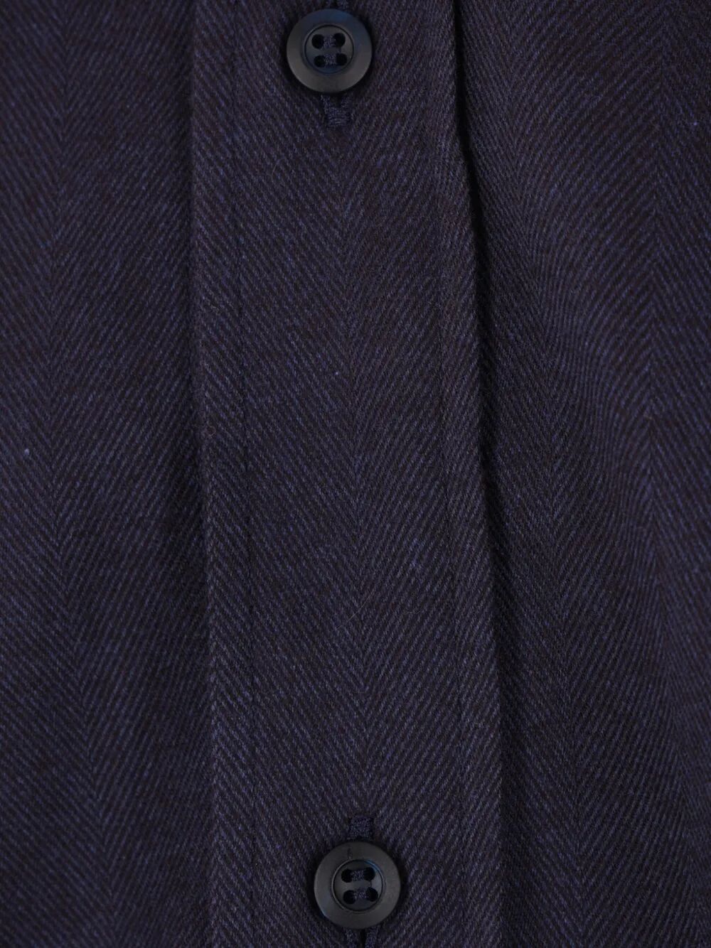 HERRINGBONE COTTON BLEND SHIRT
