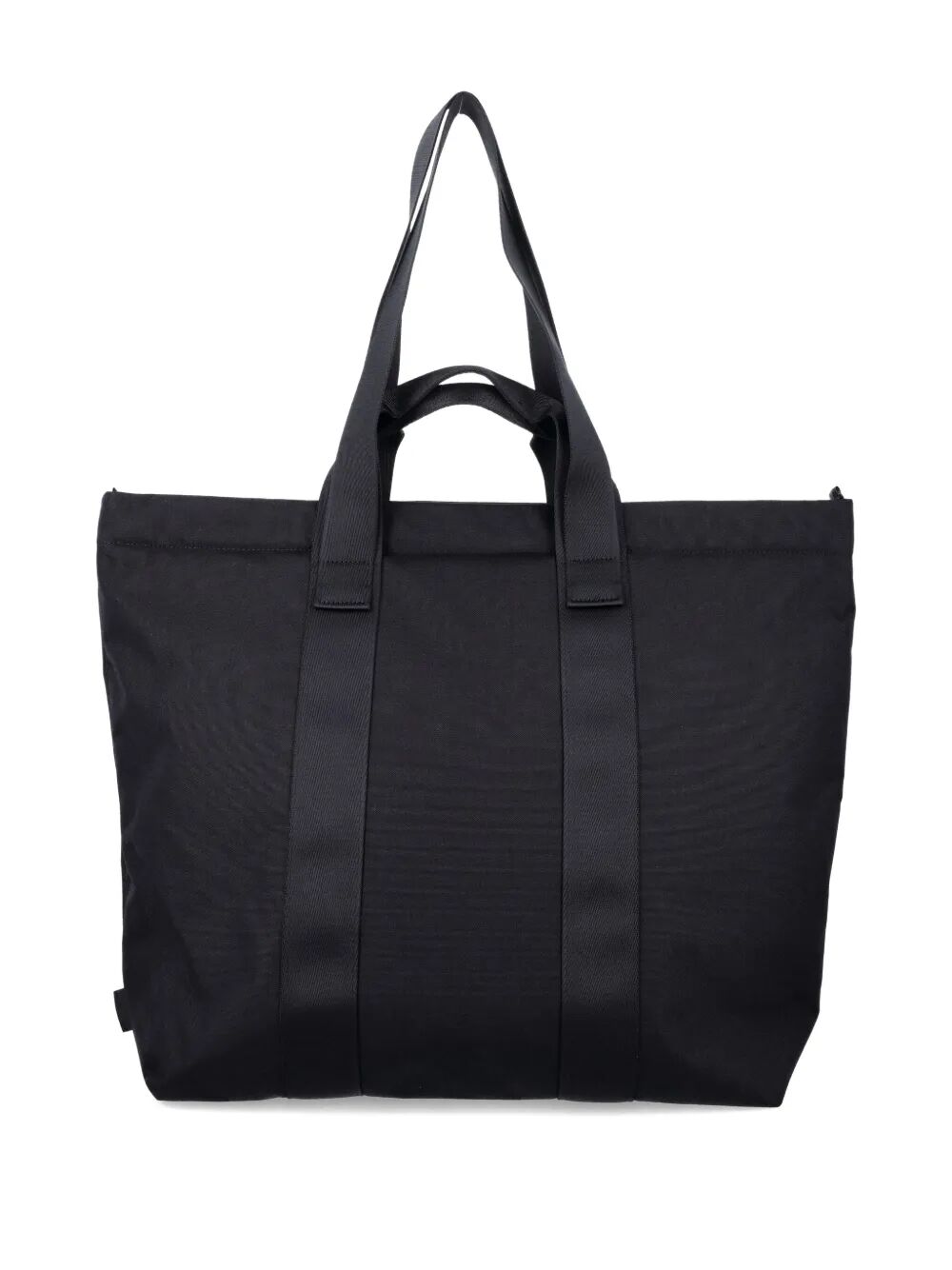BUCKLE-STRAP CANVAS SHOPPER BAG