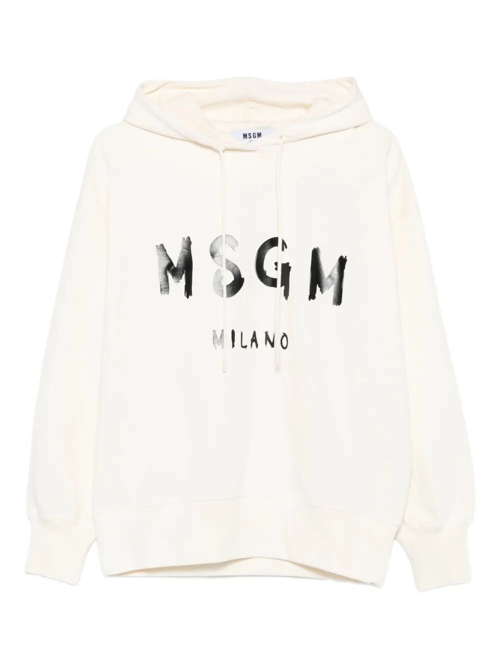 LOGO PRINT COTTON HOODIE