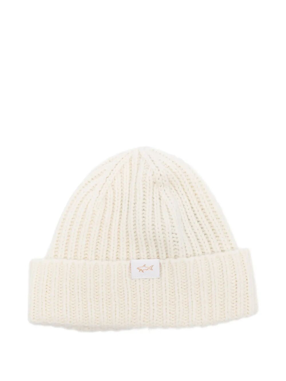 RIBBED WOOL BLEND BEANIE