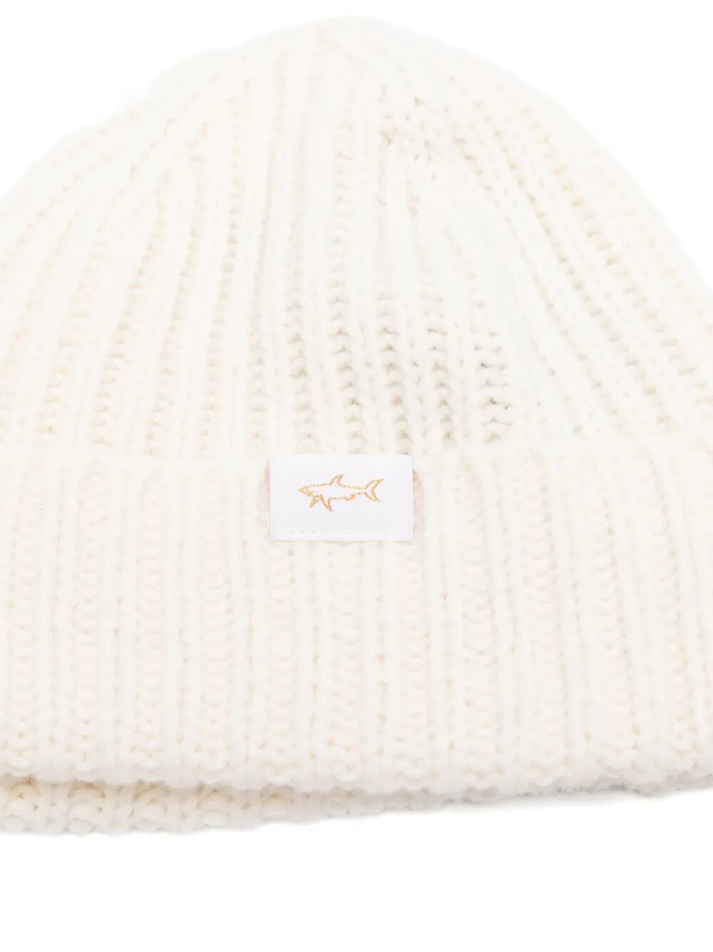 RIBBED WOOL BLEND BEANIE