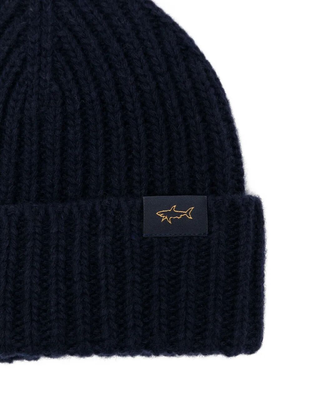 RIBBED WOOL BLEND BEANIE