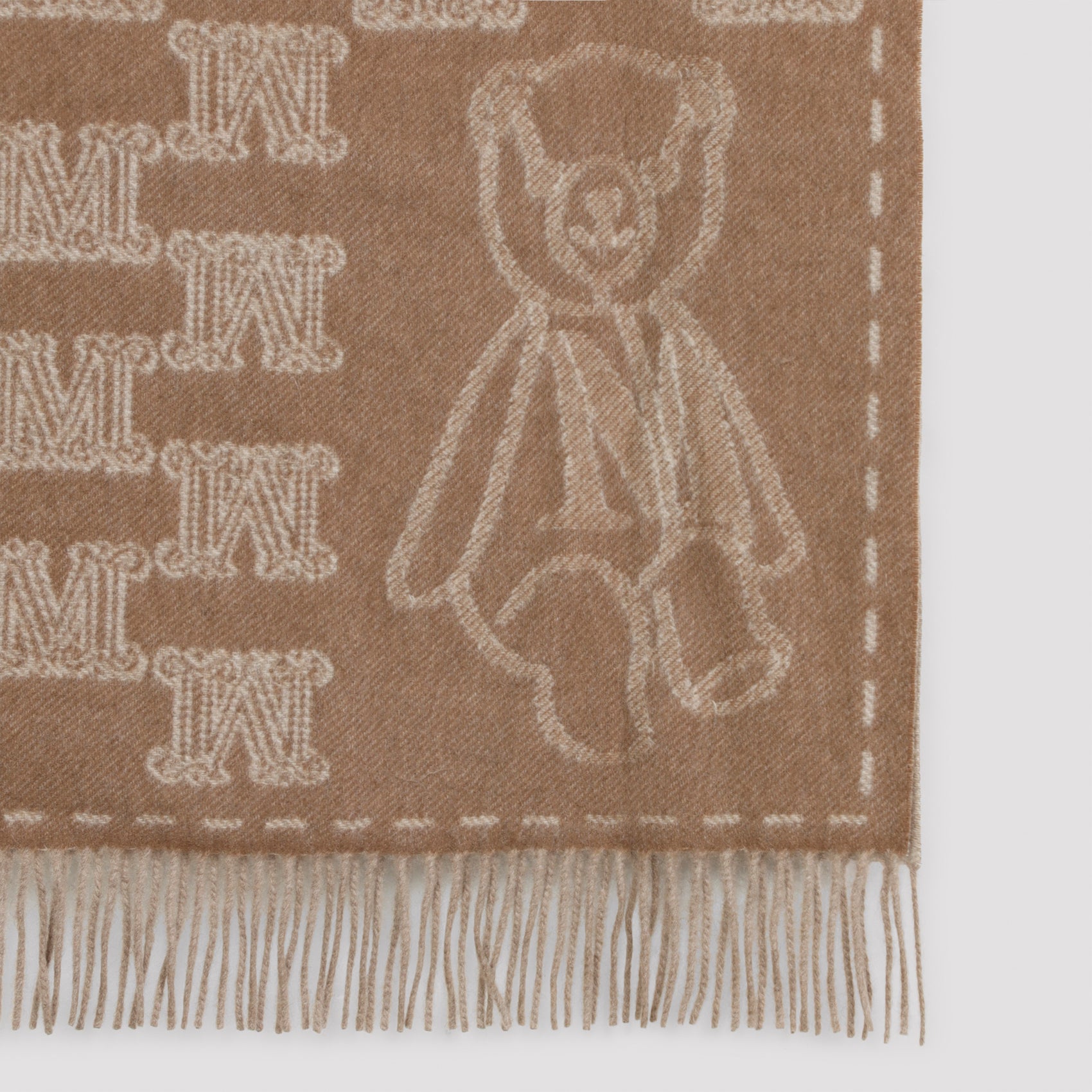 Wsteddycamel Logo Teddy Scarf