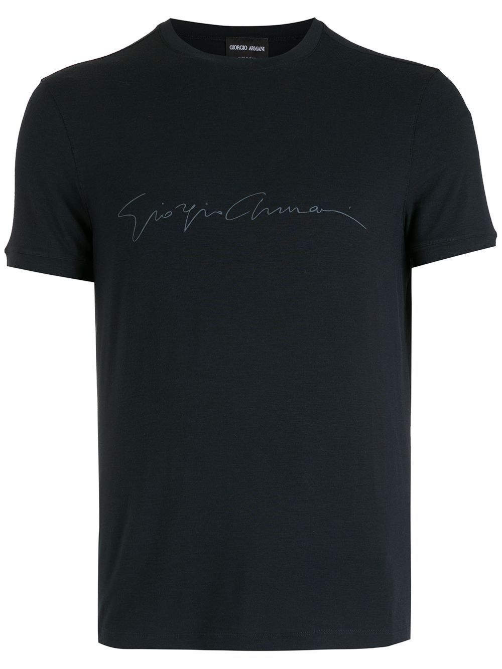 ASV STRETCH-VISCOSE T-SHIRT WITH SIGNATURE LOGO