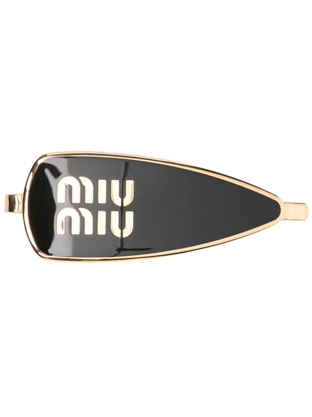 ENAMELED METAL HAIR CLIP