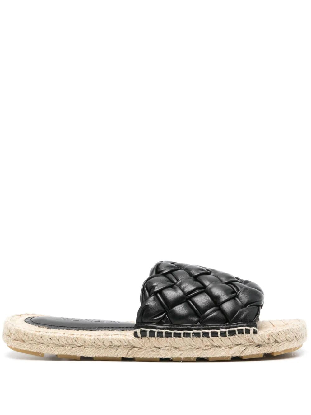 INTRECCIATO LEATHER SLIDES