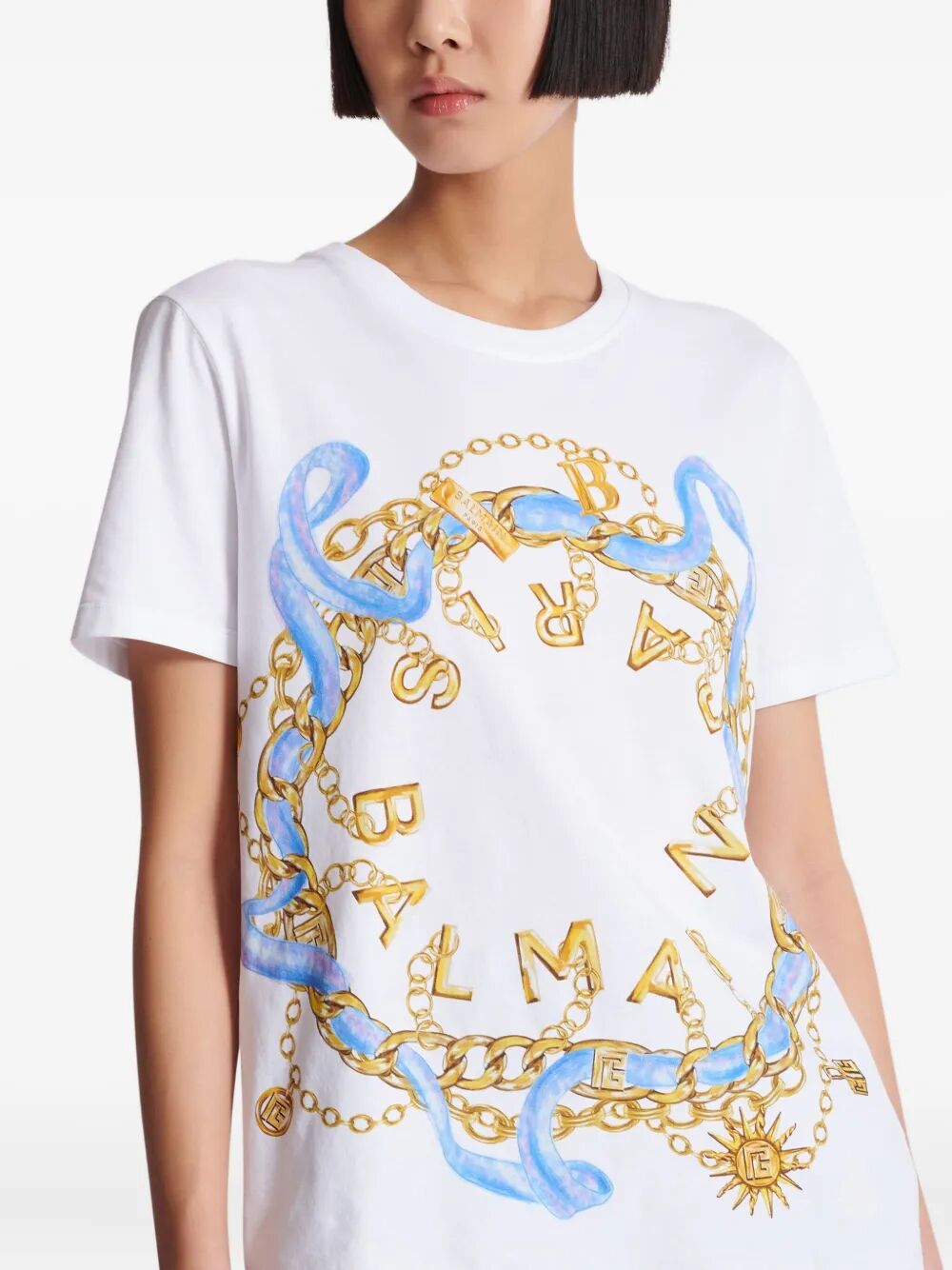 PARIS CHAIN PRINT T-SHIRT