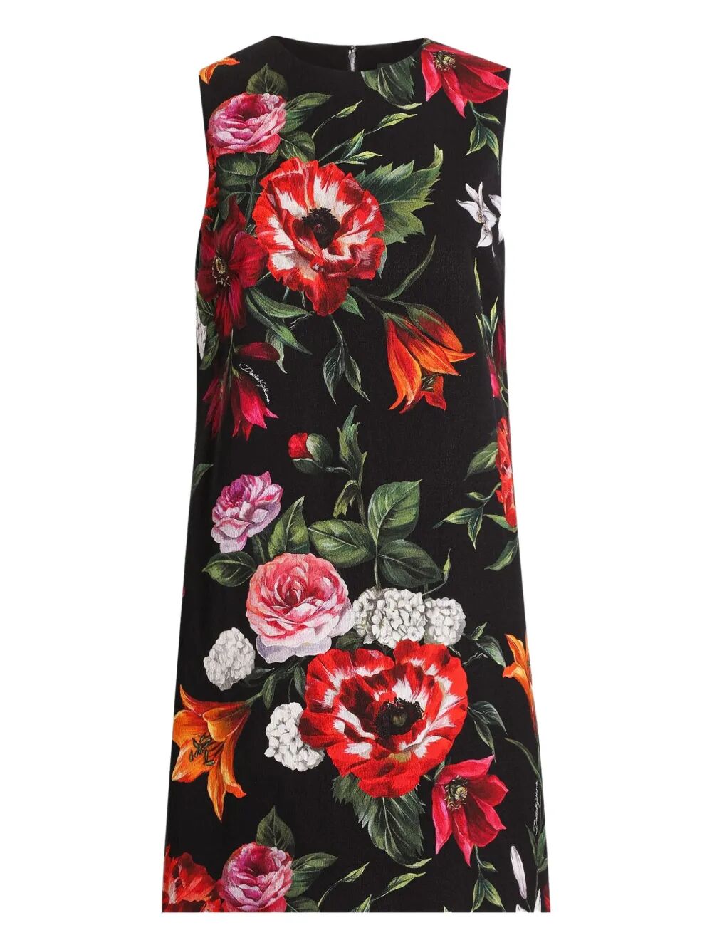 FLORAL-PRINT MINI DRESS