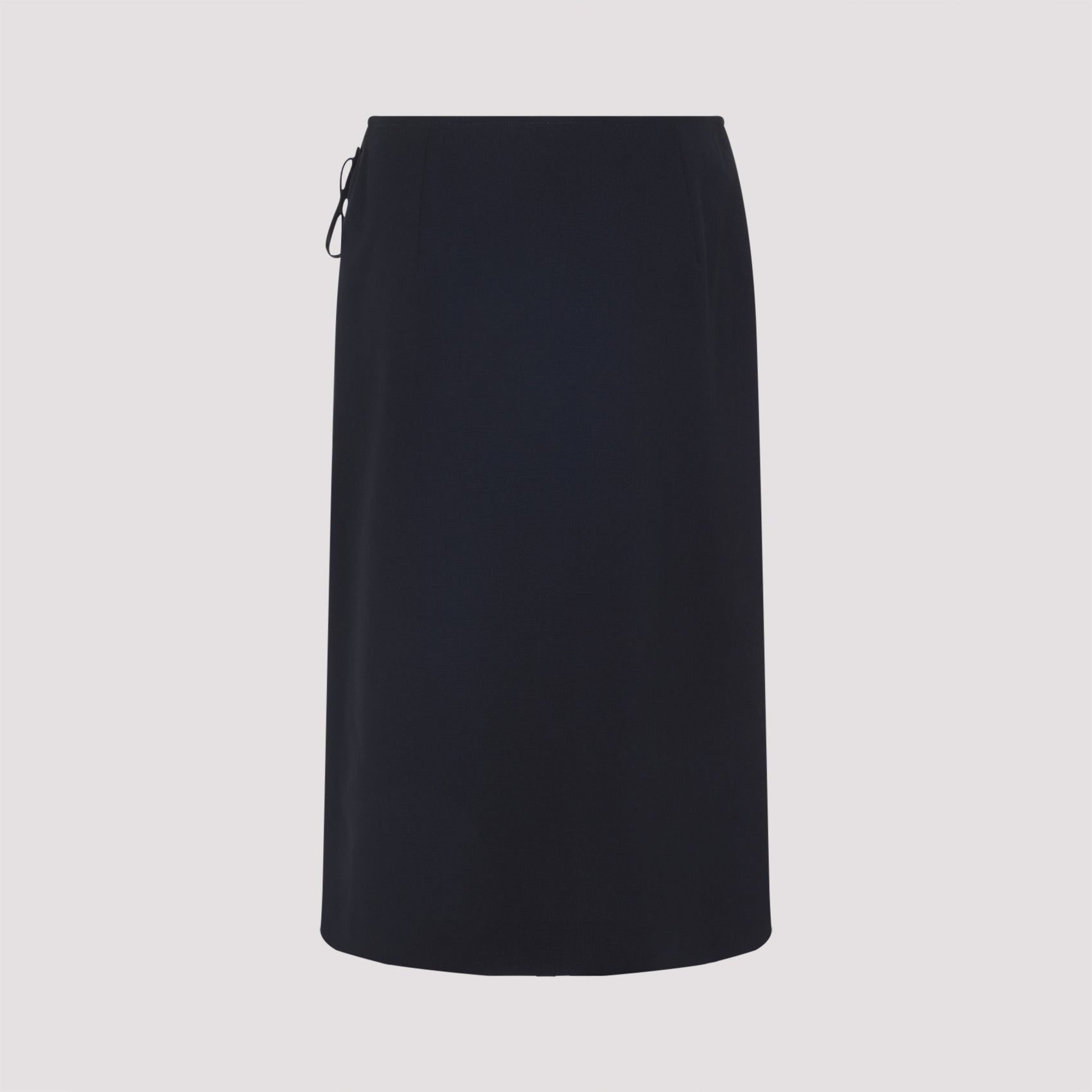 Virgin Wool Midi Skirt