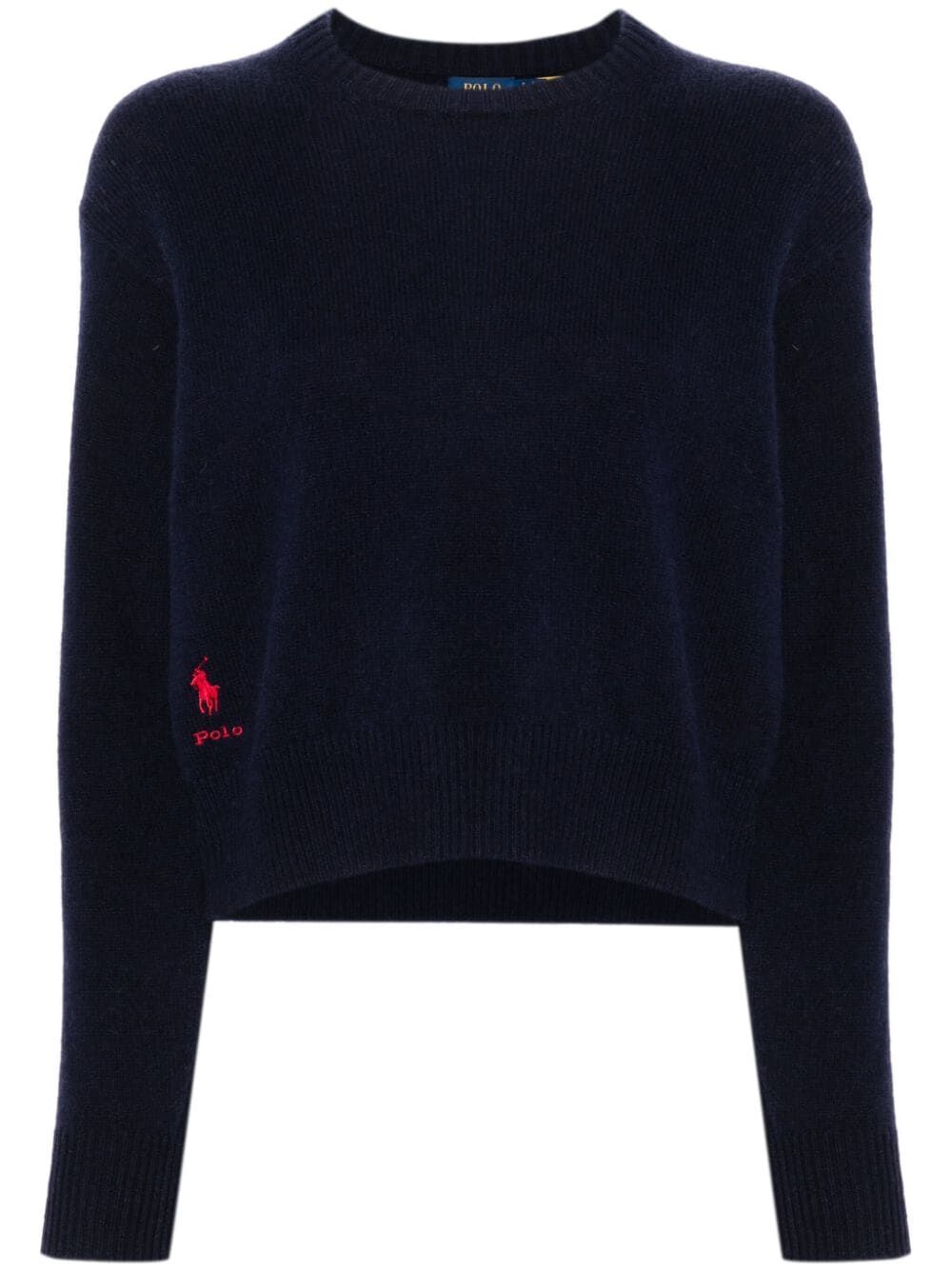DROPPED SHOULDER WOOL SWEATER