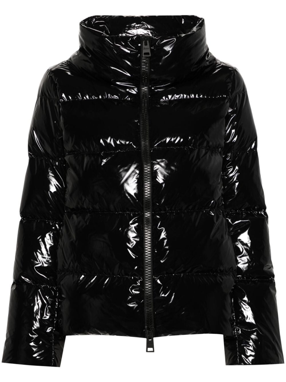 GLOSSY FINISH PUFFER JACKET