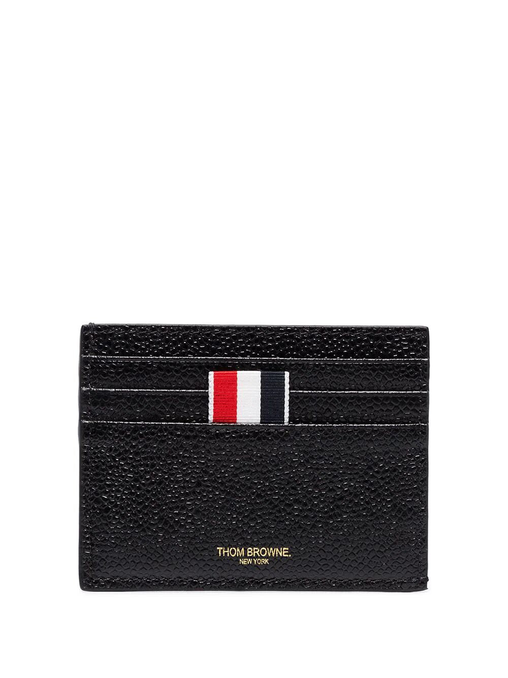 PEBBLED LEATHER CARD HOLDER