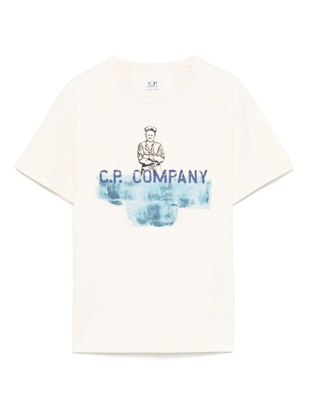 BRITISH SAILOR PRINT COTTON T-SHIRT