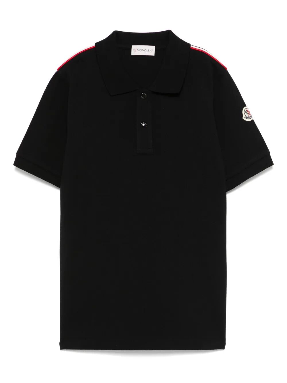TRICOLOR-TRIMMED COTTON POLO SHIRT