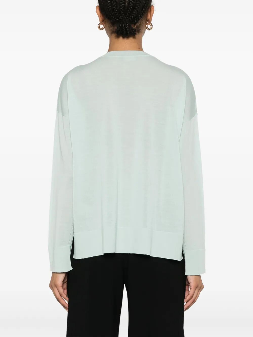 LOOSE FIT MERINO WOOL CREWNECK JUMPER