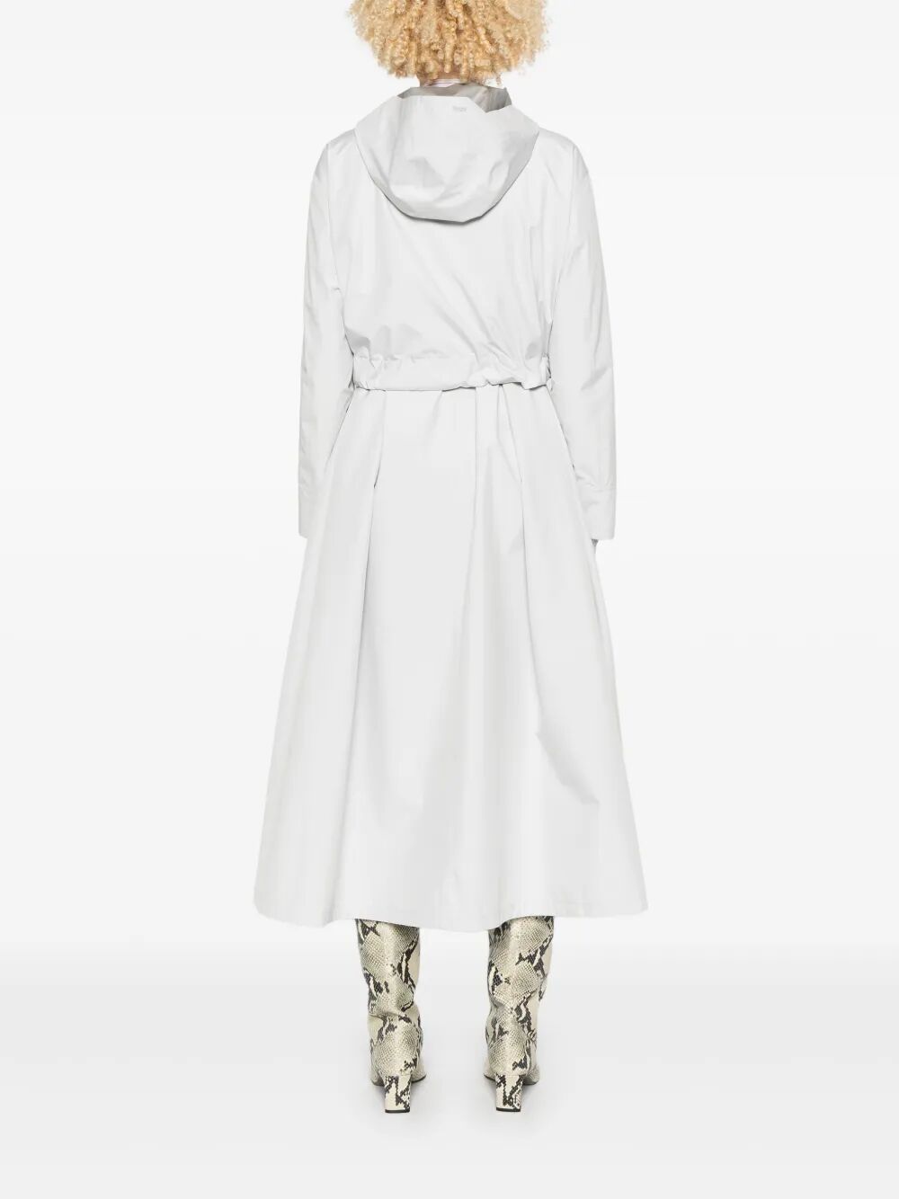 HOODED TRENCH COAT