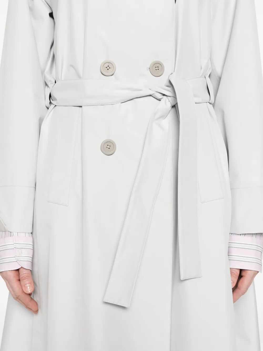 HOODED TRENCH COAT