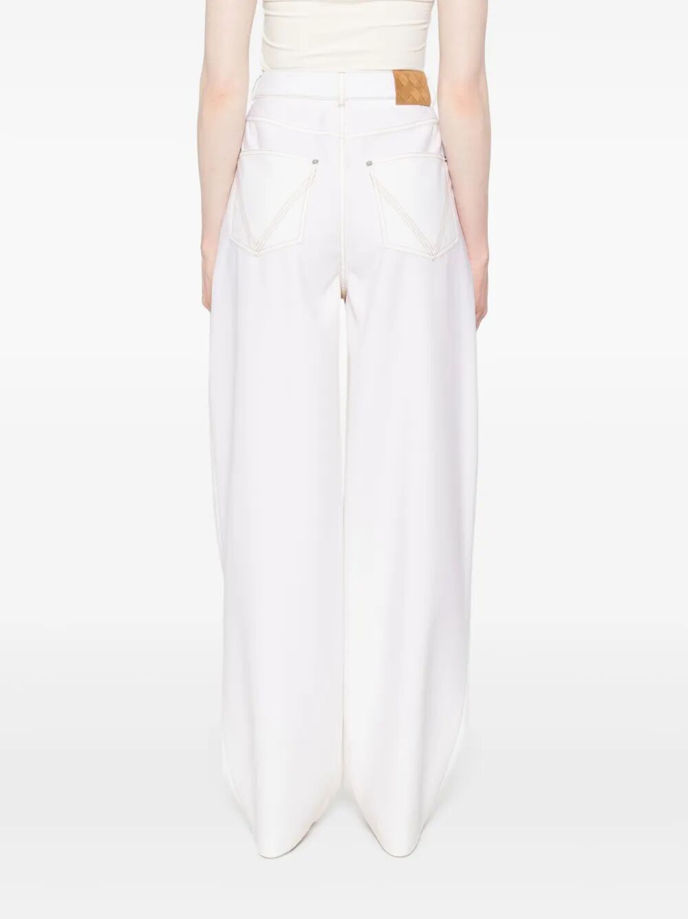 PANTALONI A GAMBA AMPIA IN DENIM