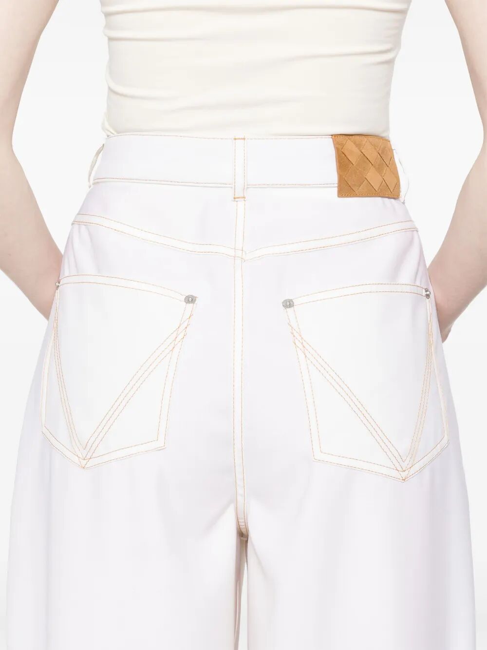 PANTALONI A GAMBA AMPIA IN DENIM
