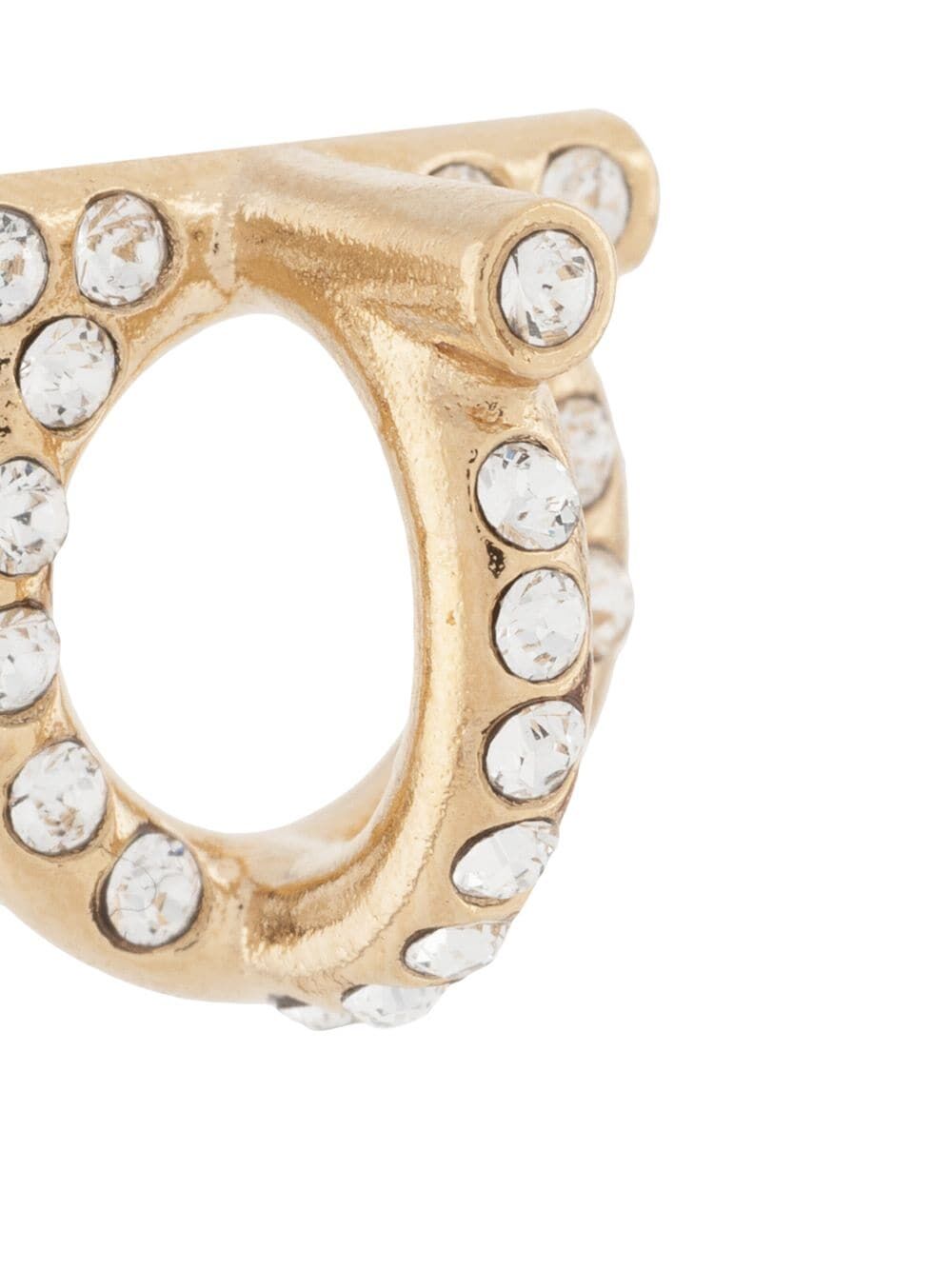 GANCINI 3D EARRINGS WITH CRYSTALS