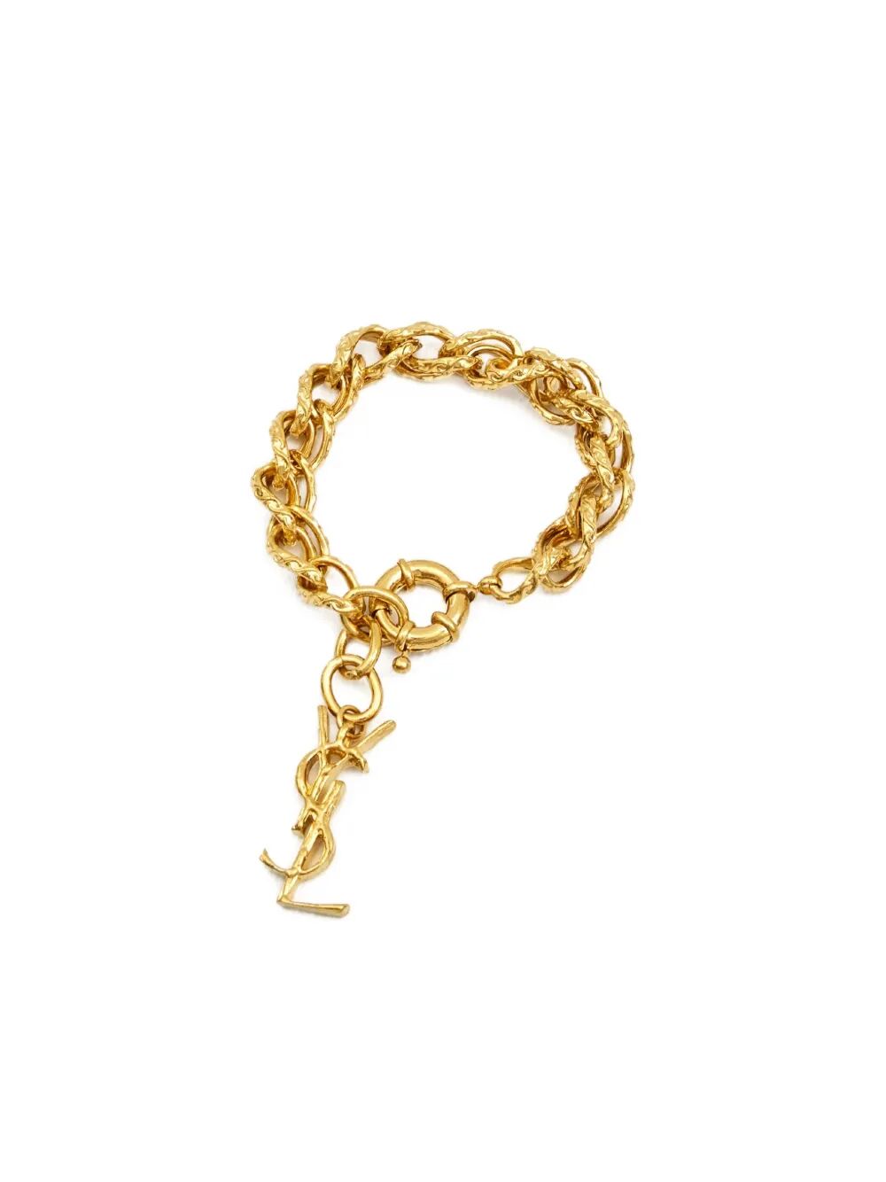 BRACCIALE CON CATENA A CORDA IN METALLO