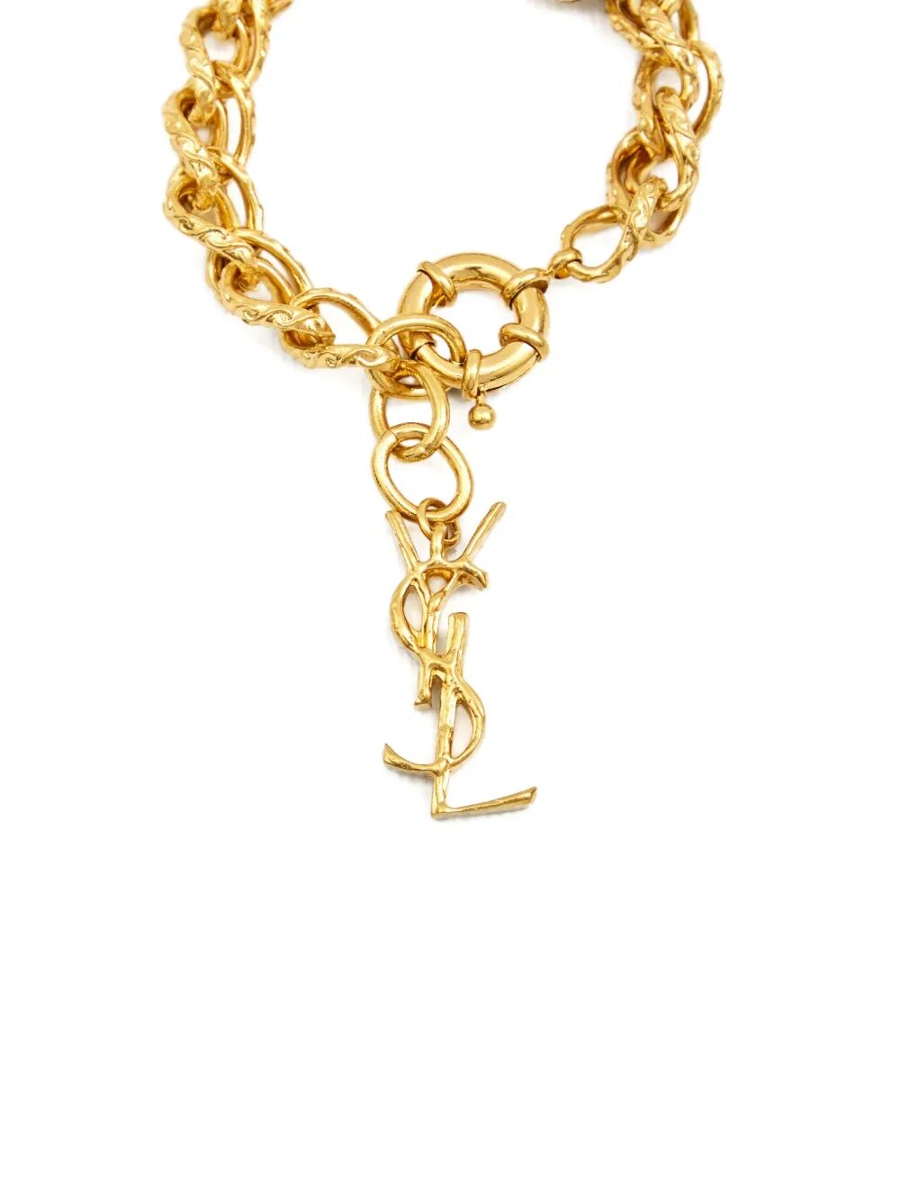 BRACCIALE CON CATENA A CORDA IN METALLO