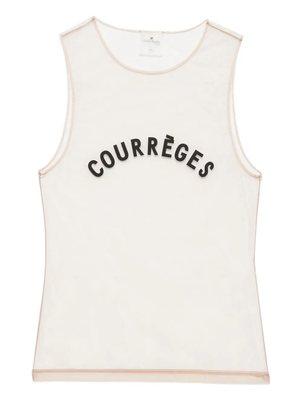 ILLUSION COURREGES TULLE TOP