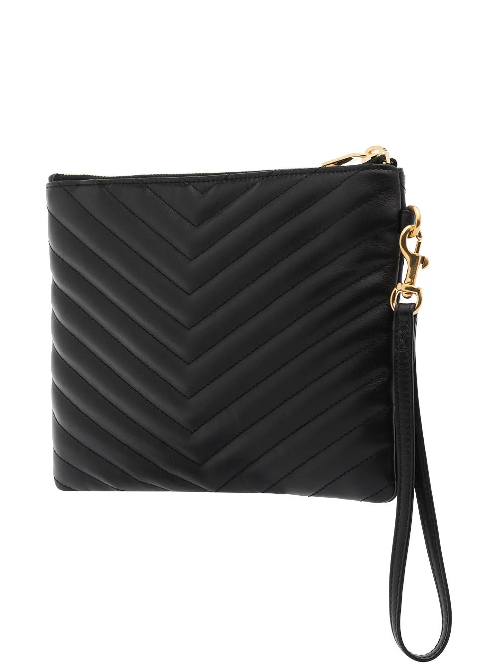 LEATHER MATELASSÉ CASSANDRE POUCH