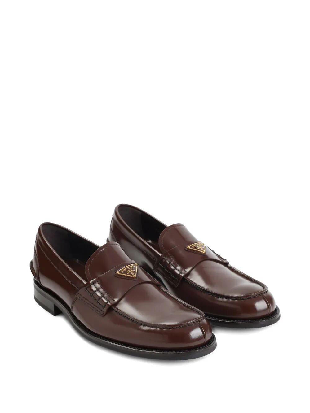 BRUSHED LEATHER LOAFERS