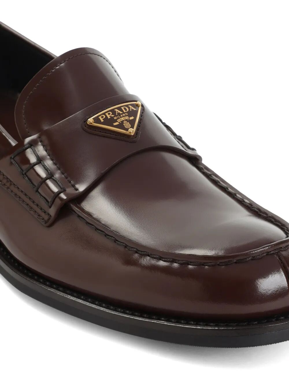BRUSHED LEATHER LOAFERS