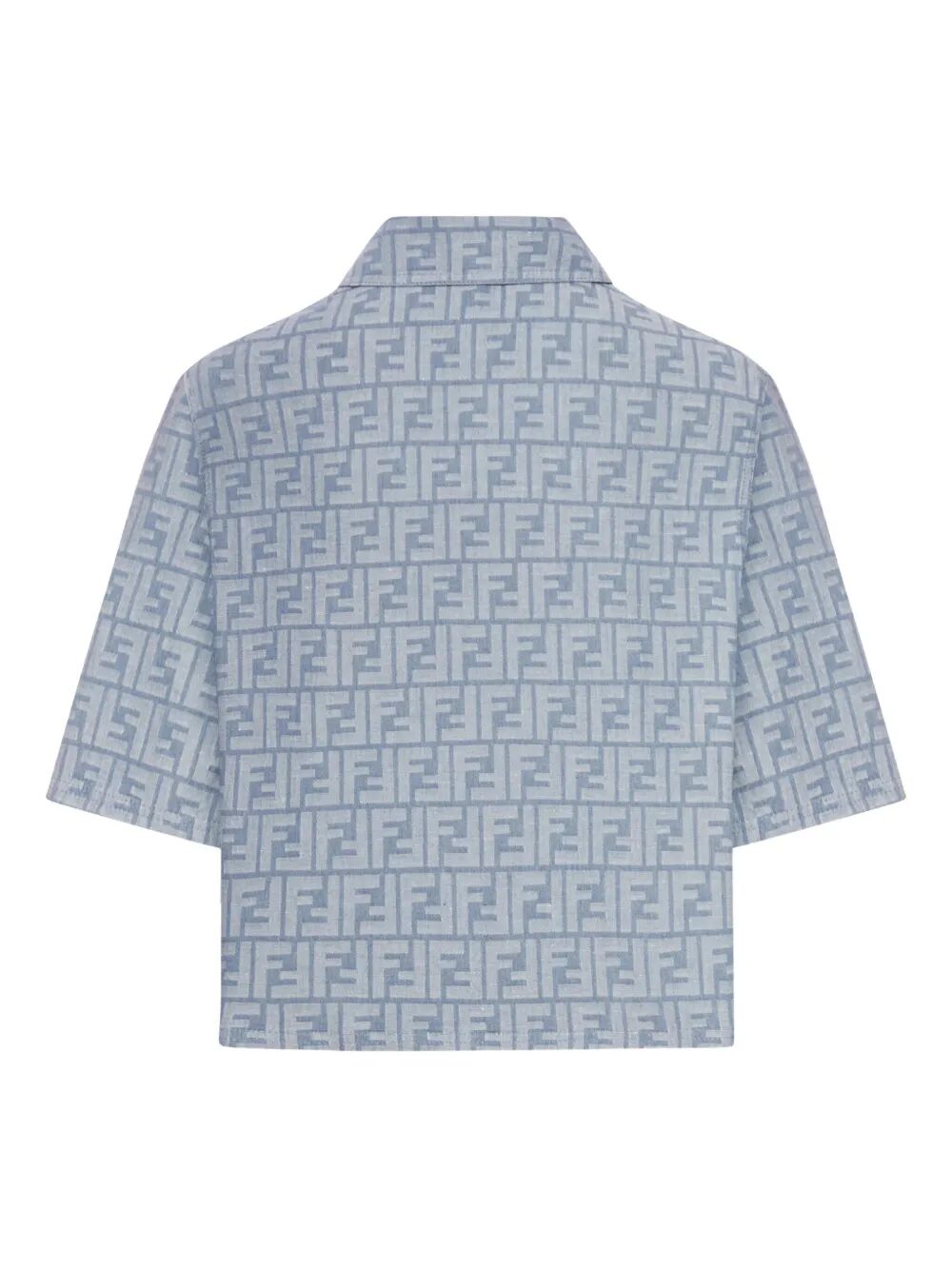 FF CHAMBRAY DENIM CROPPED JACKET